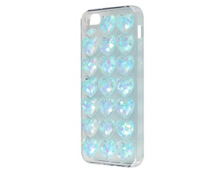Чохол для iPhone 5 Confetti Heart блакитний
