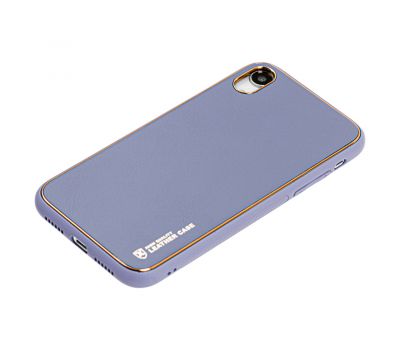 Чохол для iPhone Xr Leather Xshield lavender gray 3560817