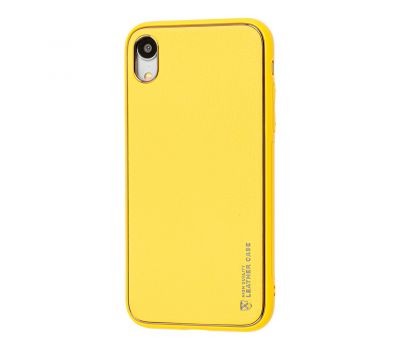 Чохол для iPhone Xr Leather Xshield yellow