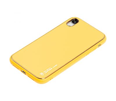 Чохол для iPhone Xr Leather Xshield yellow 3560840