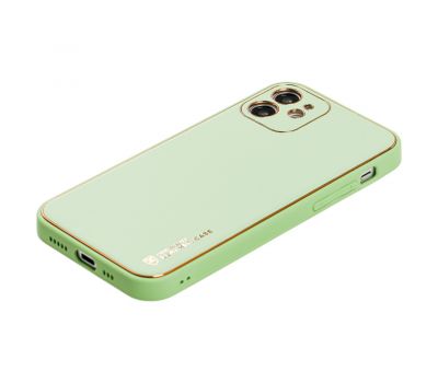 Чохол для iPhone 12 Leather Xshield pistachio 3560668