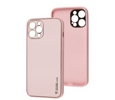 Чохол для iPhone 12 Pro Max Leather Xshield pink