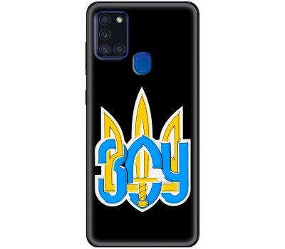 Чохол для Samsung Galaxy A21S (A217) MixCase патріотичні герб ЗСУ