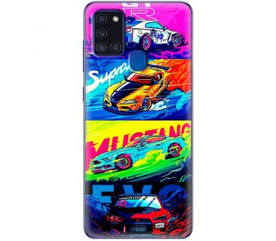 Чохол для Samsung Galaxy A21s (A217) MixCase машини mix car