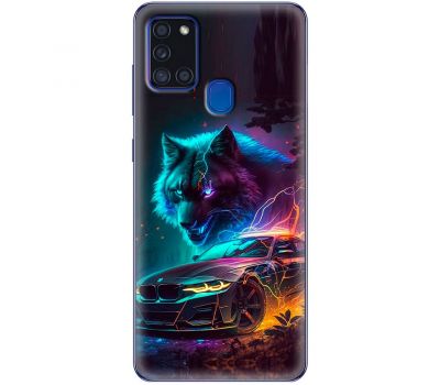 Чохол для Samsung Galaxy A21s (A217) MixCase машини bmw вовк