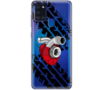 Чохол для Samsung Galaxy A21s (A217) MixCase машини серце машини