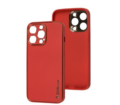 Чохол для iPhone 13 Pro Leather Xshield red