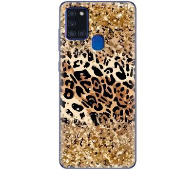 Чохол для Samsung Galaxy A21s (A217) MixCase Леопард