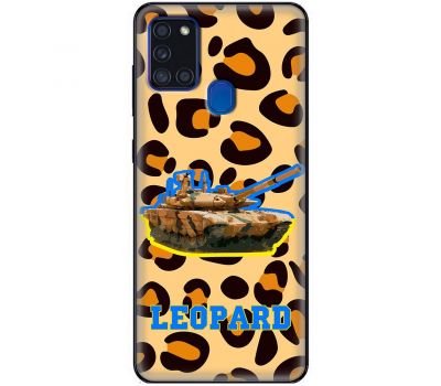 Чохол для Samsung Galaxy A21s (A217) MixCase техніка масть Leopard