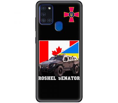 Чохол для Samsung Galaxy A21s (A217) MixCase техніка Roshel senator