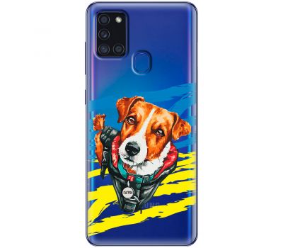 Чохол для Samsung Galaxy A21s (A217) MixCase Патрон у бронежилеті