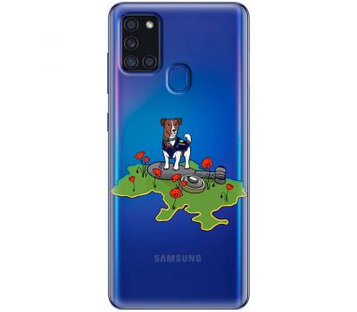 Чохол для Samsung Galaxy A21s (A217) MixCase Патрон захисник України