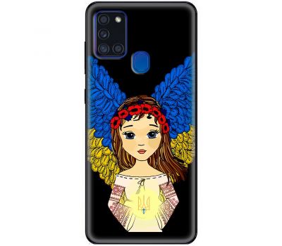 Чохол для Samsung Galaxy A21S (A217) MixCase патріотичні українка ангел