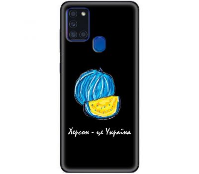 Чохол для Samsung Galaxy A21S (A217) MixCase патріотичні Херсонський арбуз