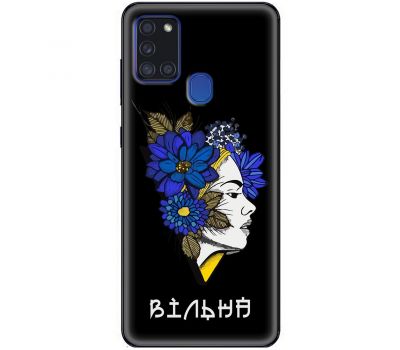 Чохол для Samsung Galaxy A21S (A217) MixCase патріотичні вільна українка