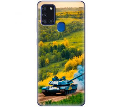 Чохол для Samsung Galaxy A21s (A217) MixCase патріотичні бойовий танк