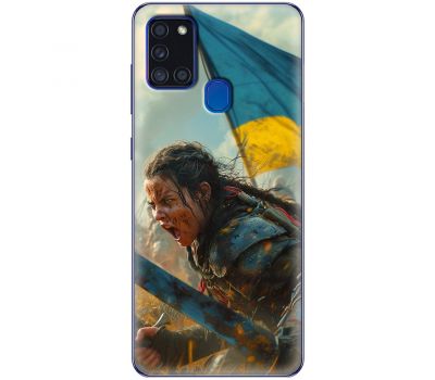 Чохол для Samsung Galaxy A21s (A217) MixCase патріотичні битва