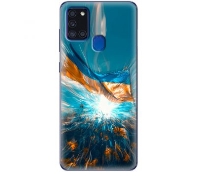 Чохол для Samsung Galaxy A21s (A217) MixCase патріотичні Прапор України