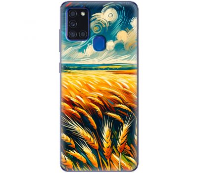 Чохол для Samsung Galaxy A21s (A217) MixCase патріотичні Хліб України