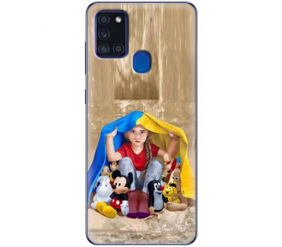 Чохол для Samsung Galaxy A21S (A217) MixCase патріотичні Україна захисник