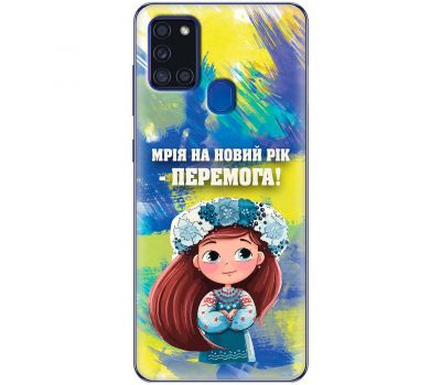 Чохол для Samsung Galaxy A21S (A217) MixCase Новий рік бажання на Новий рік