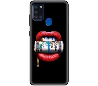 Чохол для Samsung Galaxy A21s (A217) MixCase гроші lips