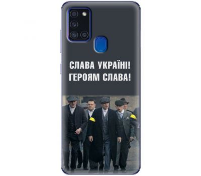 Чохол для Samsung Galaxy A21S (A217) MixCase патріотичний "Слава Україні!"