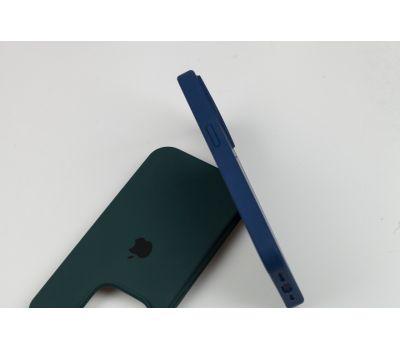 Чохол для iPhone 15 Pro Square Full silicone forest green 3562943