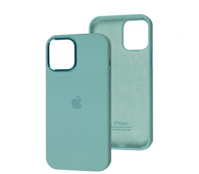 Чохол для iPhone 12 Pro Max New silicone Metal Buttons ice blue