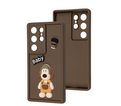 Чохол для Samsung Galaxy S24 Ultra Pretty Things brown / baby