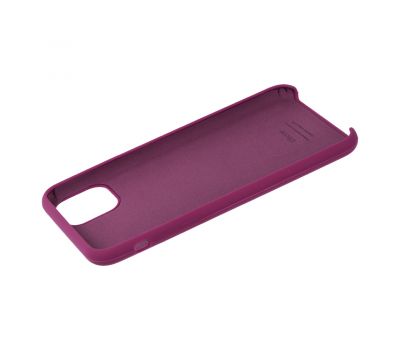 Чохол silicone для iPhone 11 Pro Max case темно-бордовий 3562809