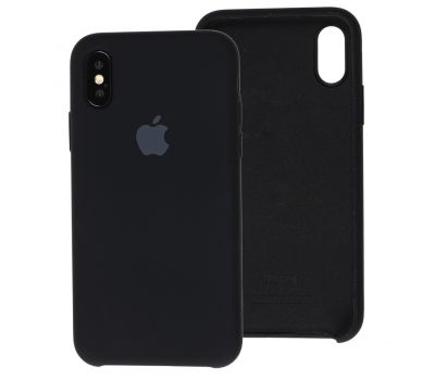 Чохол Silicone для iPhone X / Xs case чорний