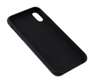 Чохол Silicone для iPhone X / Xs case чорний 3562878