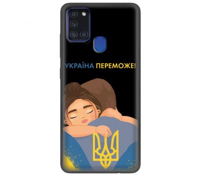 Чохол для Samsung Galaxy A21S (A217) MixCase патріотичні Україна переможе