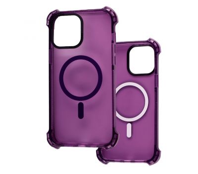 Чохол для iPhone 13 Pro Max ArmorStandart Bounce MagSafe purple