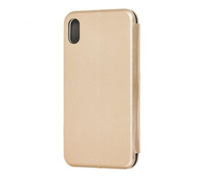 Чохол книжка Premium для iPhone Xs Max золотистий 3564127