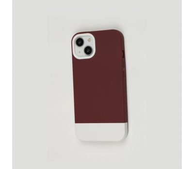 Чохол для iPhone 13 Bichromatic wine/white 3564433