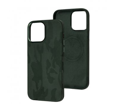 Чохол для iPhone 15 Pro Max WAVE Khaki Magnetic green