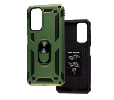 Чохол для Xiaomi Redmi Note 11 / 11s Serge Ring ударостійкий army green