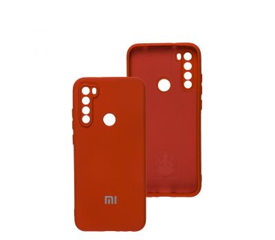 Чохол для Xiaomi Redmi Note 8T Silicone Full camera червоний