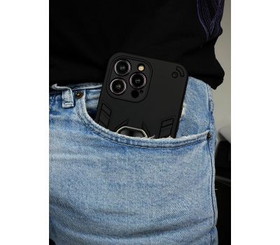 Чохол для Xiaomi Redmi A3 Military Armor Ring black 3567113