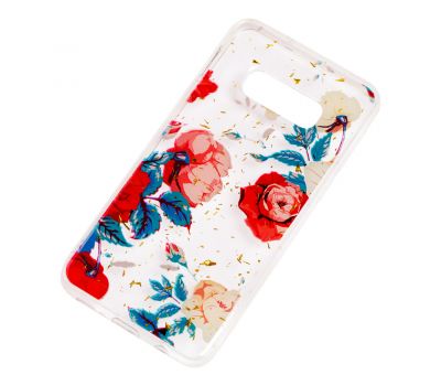 Чохол для Samsung Galaxy S10e (G970) Flowers Confetti "троянда" 3569973