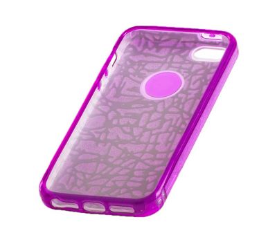Чохол для iPhone 5 Shine 3D фіолетовий 357794