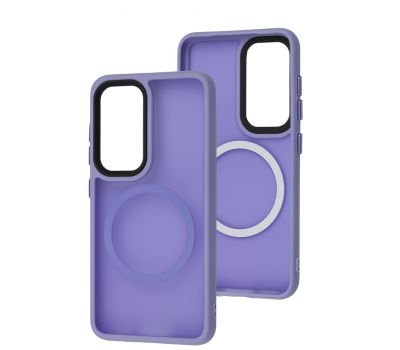 Чохол для Samsung Galaxy S23 (S911) WAVE Matte Insane MagSafe light purple