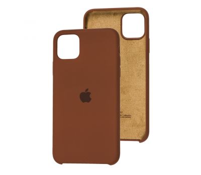 Чохол silicone для iPhone 11 Pro Max case brown