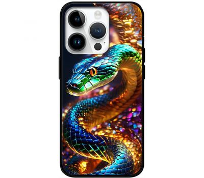 Чохол для iPhone 16 Pro MixCase MixCase Новий рік 2025 яскрава змія