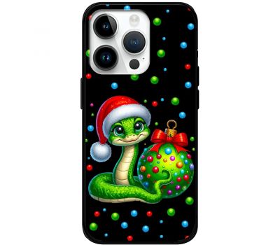 Чохол для iPhone 16 Pro MixCase MixCase Новий рік 2025 новорічна змійка