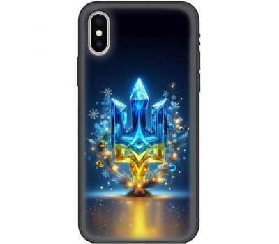 Чохол для iPhone X / XS MixCase MixCase Новий рік 2025 новорічний герб України