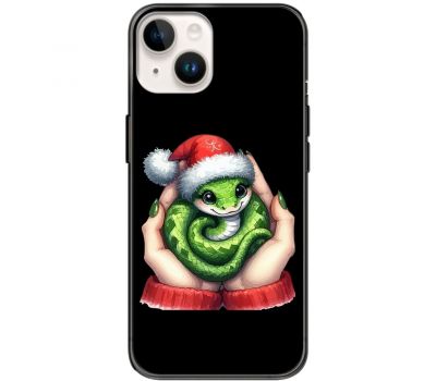 Чохол для iPhone 15 MixCase MixCase Новий рік 2025 змія в руках