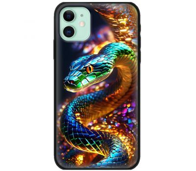 Чохол для iPhone 11 MixCase MixCase Новий рік 2025 яскрава змія